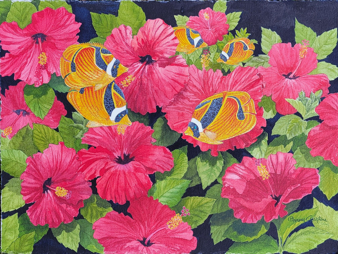 Hiding In Hibiscus