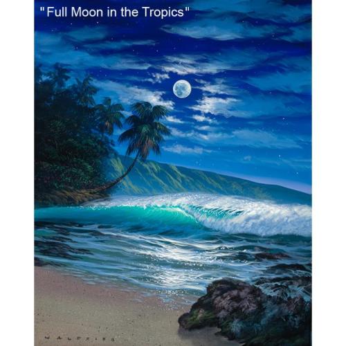 Full Moon in the Tropics 11x14