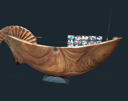 Monkeypod Slice ~ Original Sculpture