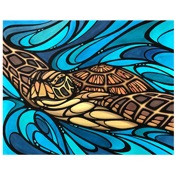 Sea Turtle - Cellular Series