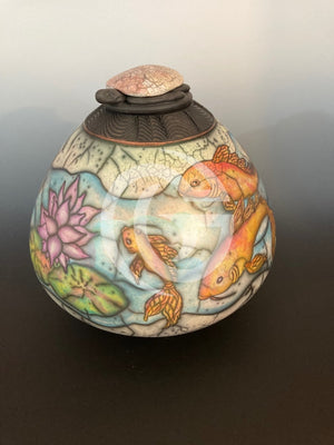 Koi Vessel ~ Original Ceramics
