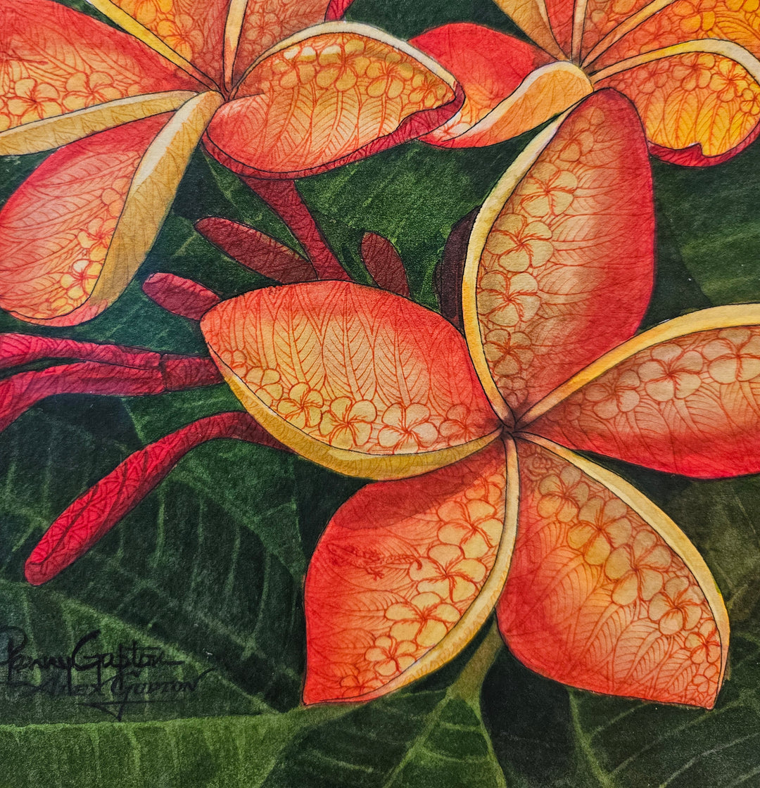 Embellished Plumeria ~ Original Collaboration