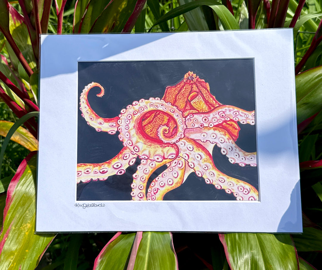 Paper Print - Crimson Crawler