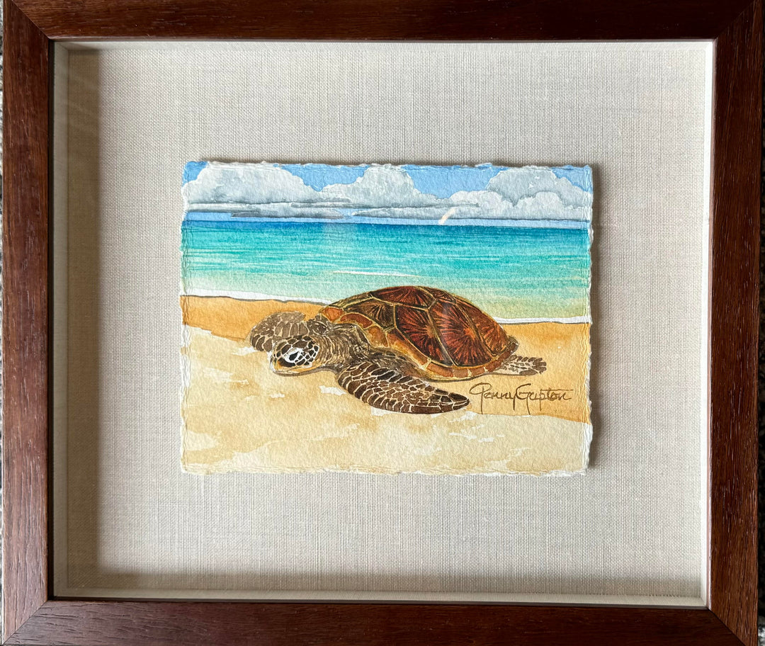 Basking Honu  ~ Original