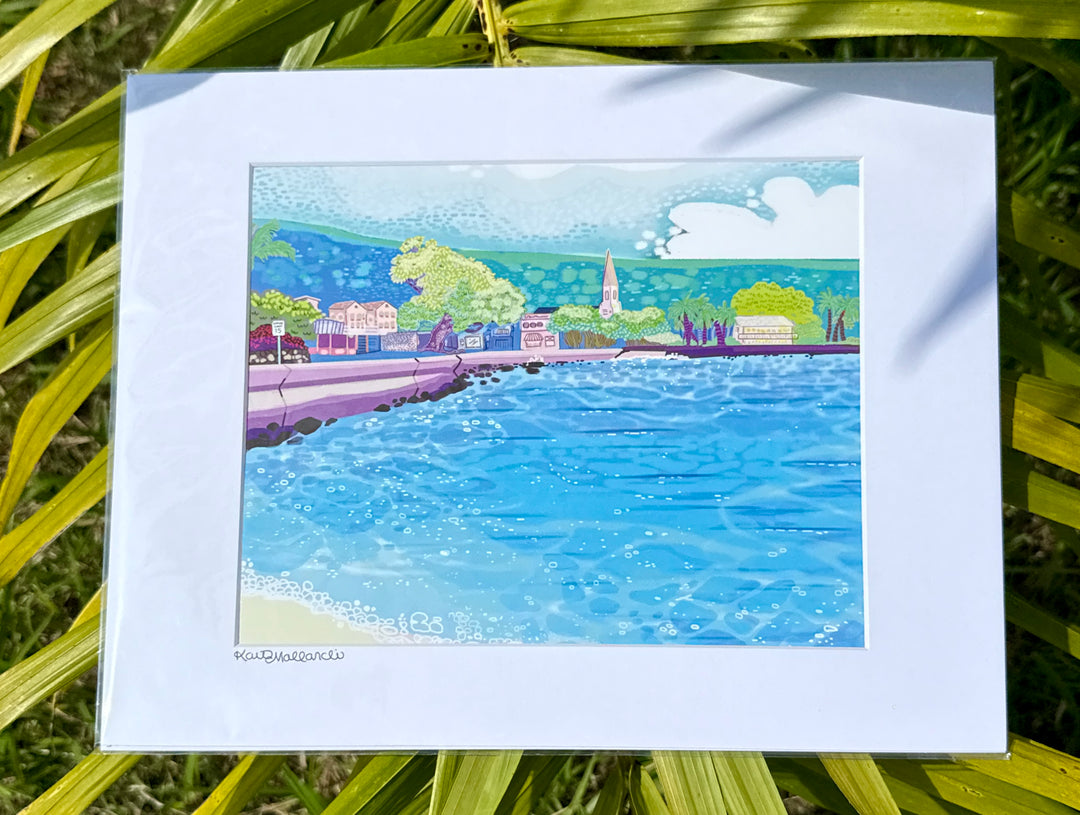 Paper Print - Kailua Kona