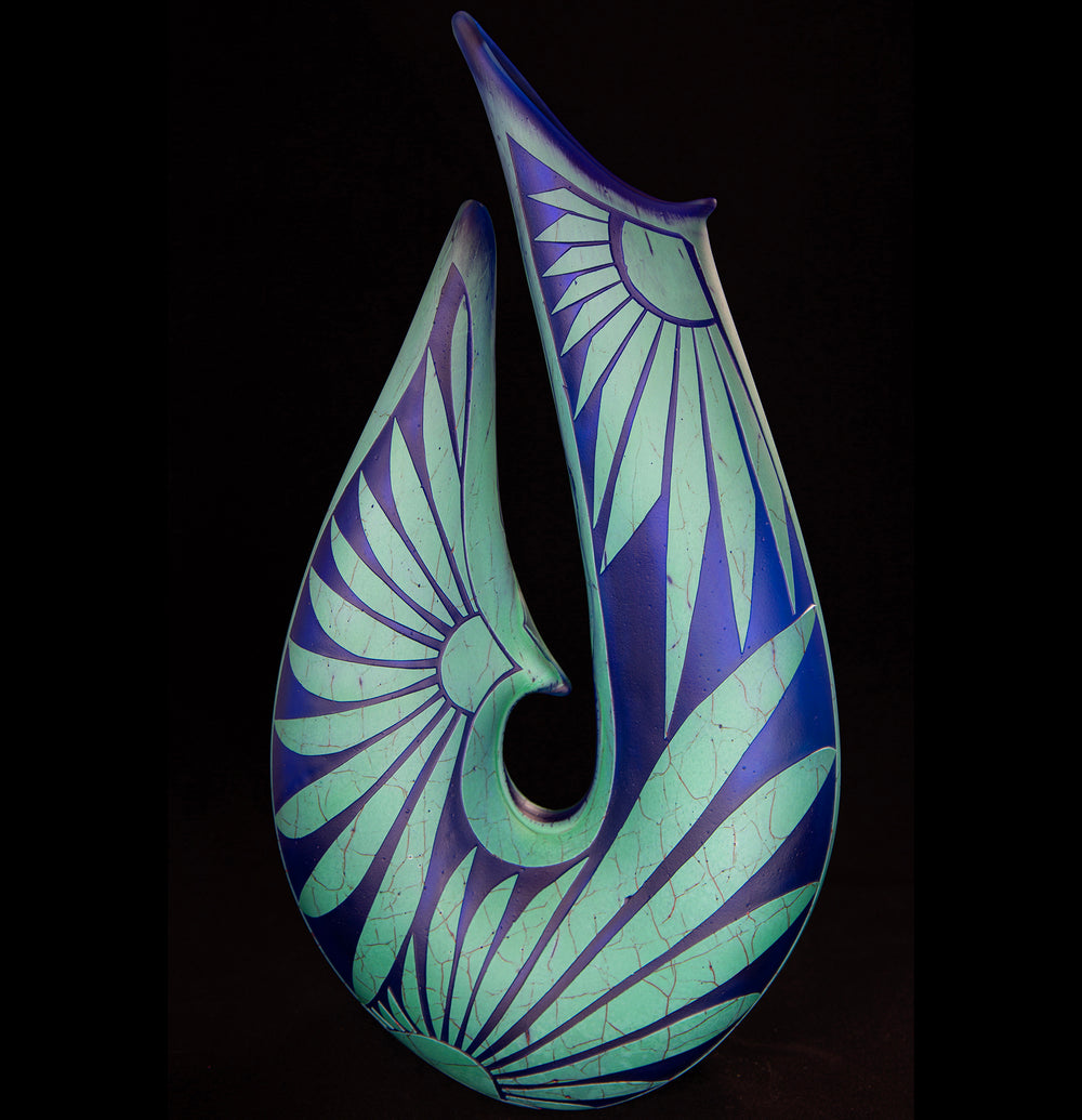 Fishhook 'Makua's Son' ~ Original Glass Sculpture