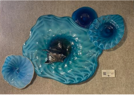 Hahalua ~ Original Glass / Wall Manta