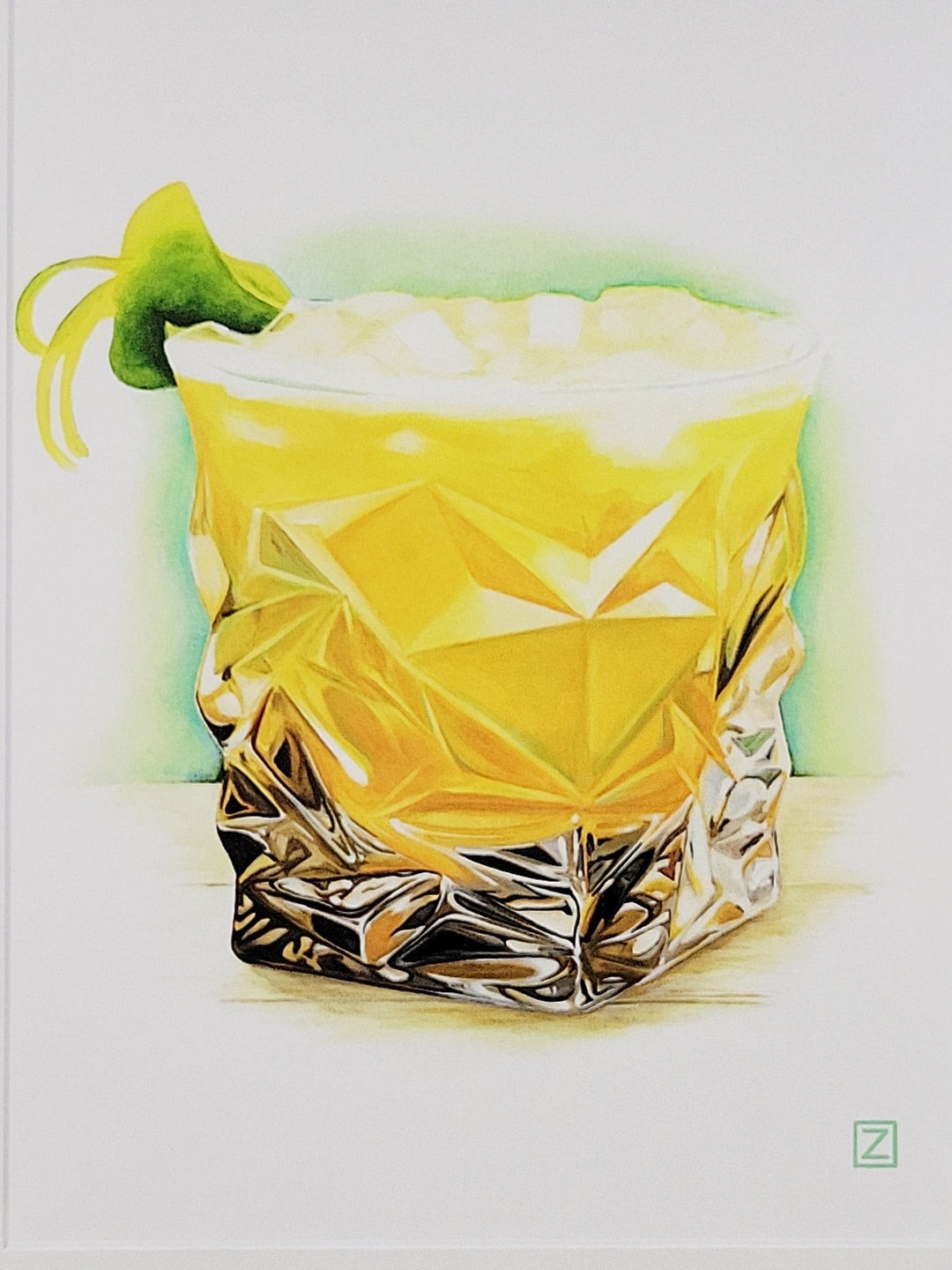 8x10 Lime Twist Print