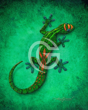New Gecko Canvas Giclees