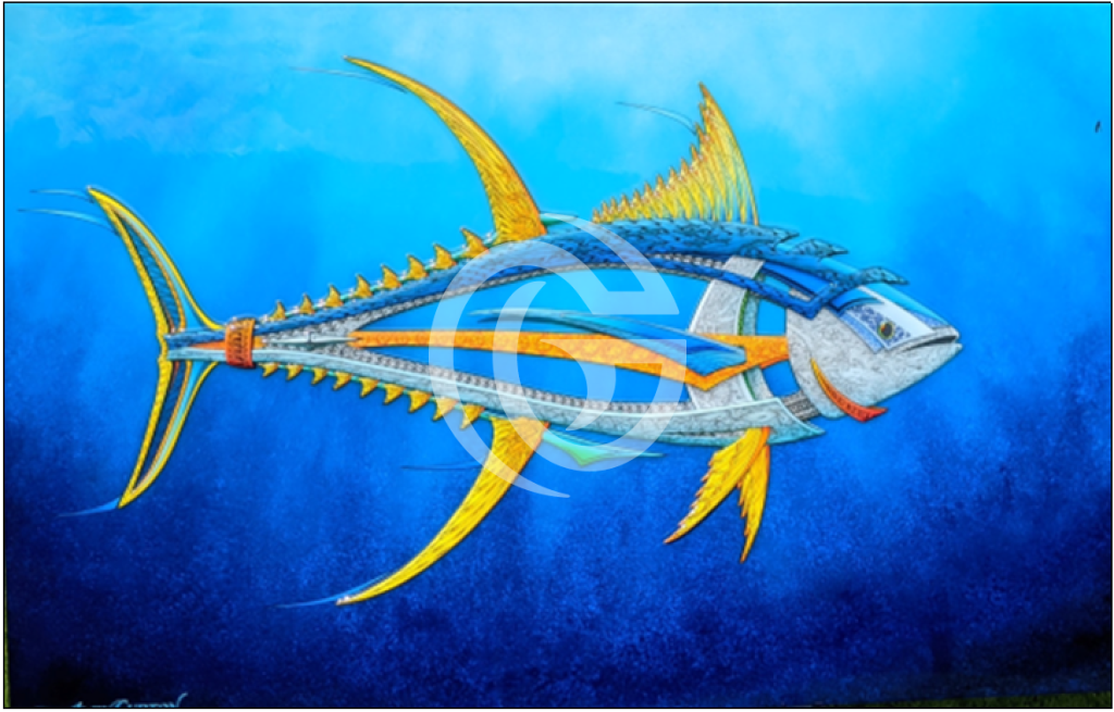 Graphic Ahi Canvas Giclees