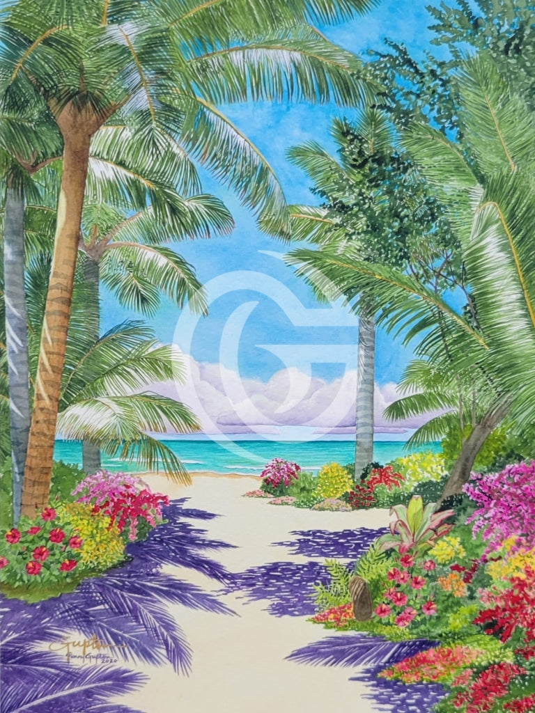 11X14 Paper Prints - Path To Paradise Ii Print