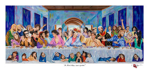 Rock N Roll Last Supper - Color Canvas Giclees