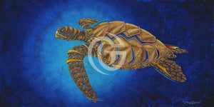 Graphic Honu Canvas Giclees