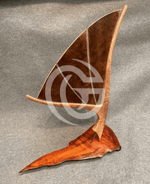 Setting Sail ~ Original Sculpture 3D Wooden Sculpture