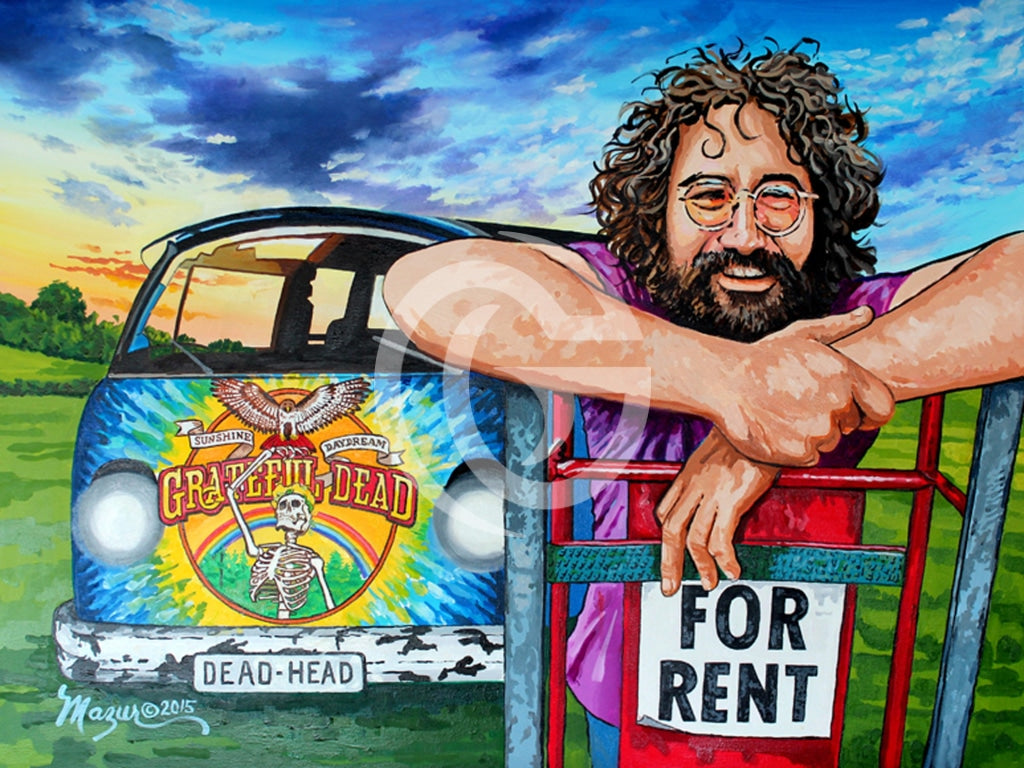 Jerry Garcia Canvas Giclees